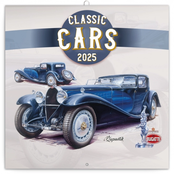 Notebook Calendar Classic Cars by Vaclav Zapadlik 2025