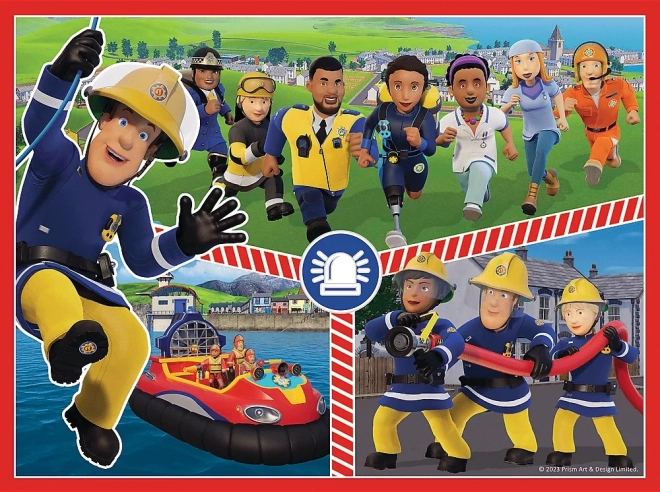 Fireman Sam Team Puzzle Set and Memory Game