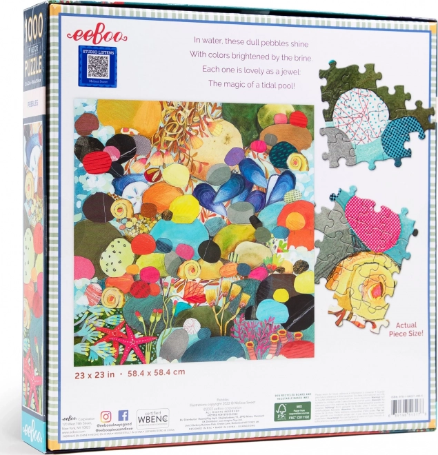 Eeboo Mosaic Puzzle 1000 Pieces