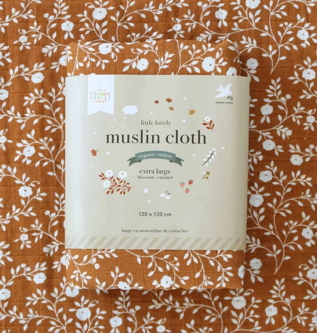 Extra Large Muslin Swaddle Blossom Caramel