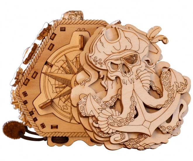 Blackbeard's Compass 3D Wooden Puzzle by EscapeWelt