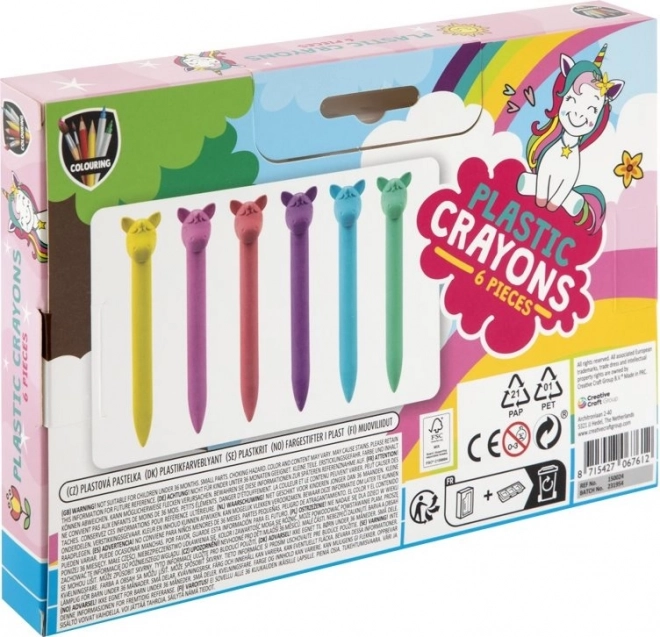 Grafix Unicorn Crayons Set