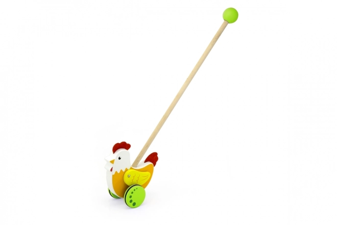 Wooden Pull Toy - Rooster