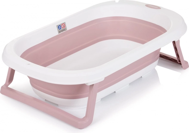 Chipolino folding bathtub with bath support pink