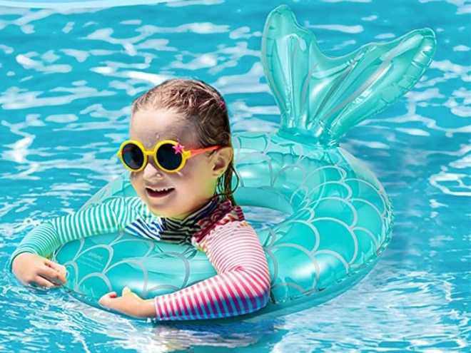 Inflatable Mermaid Swimming Ring for Children