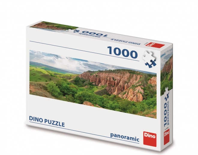 Dino Red Canyon Panoramic Puzzle 1000 Pieces