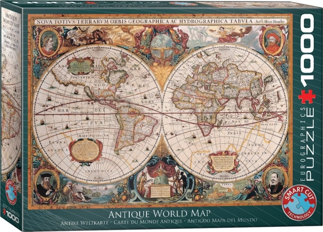 Eurographics Puzzle Ancient World Map 1000 Pieces