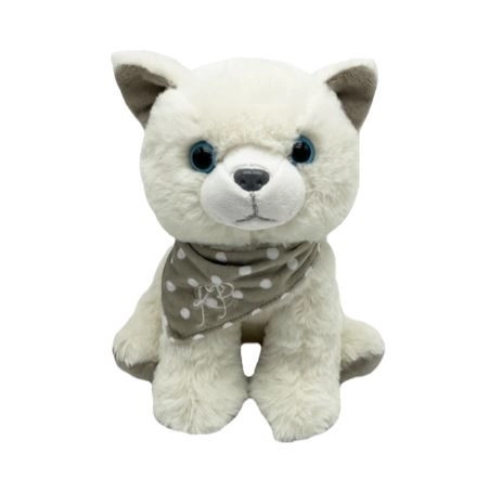 Pearl Collection Plush Cat 22 cm