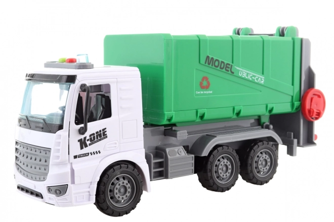 Battery-Powered Garbage Truck Toy