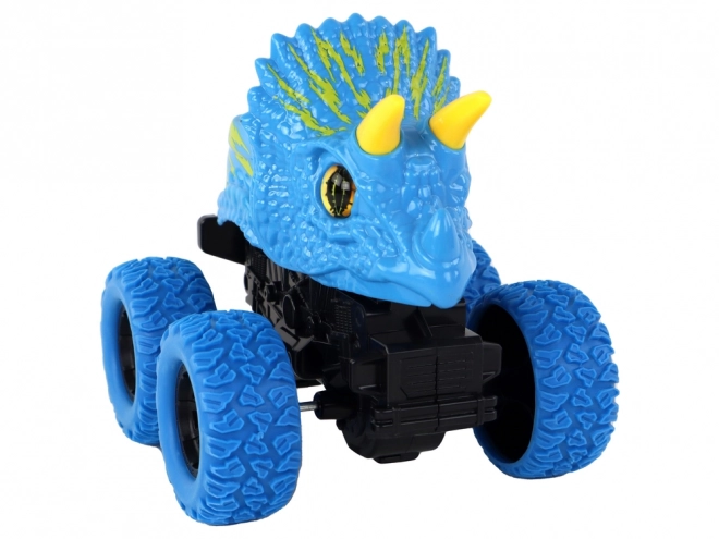 Triceratops Friction-Driven Toy Vehicle Blue