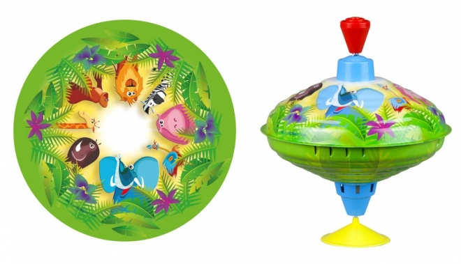 Stable spinning thanks to the suction cup