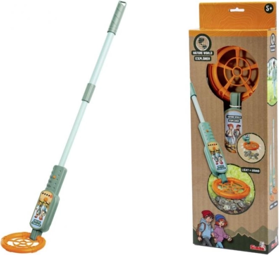 Kids' metal detector with light and sound signaling