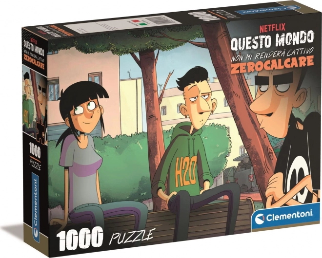 Clementoni Puzzle: This World Won't Get Me ZeroCalcare 1000 Pieces