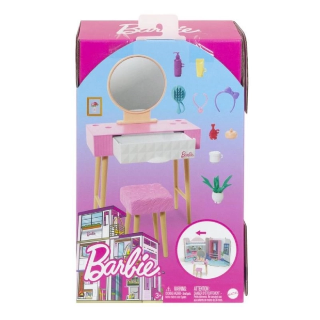 Barbie Stylish Furniture Set – Vanity Table