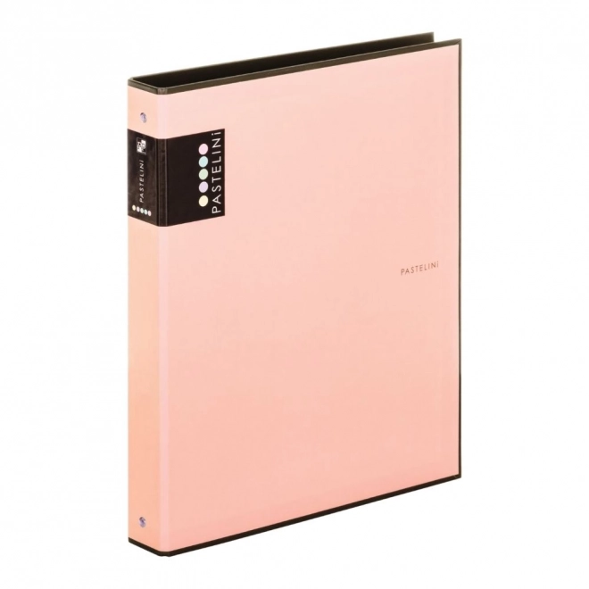 Pastelini peach A4 laminated binder