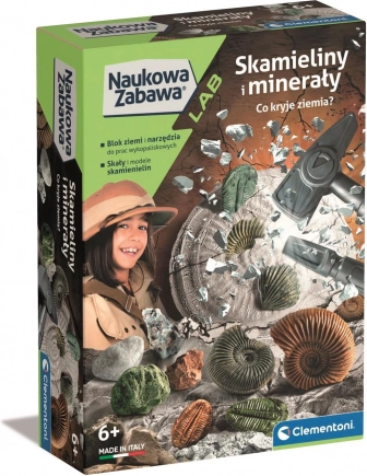 Wissenschaftsset Fossilien und Mineralien