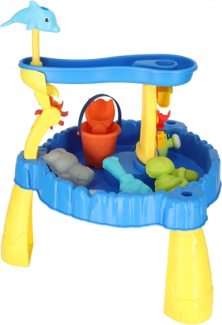 Children's Play Table with Sandbox and Fountain 2-in-1