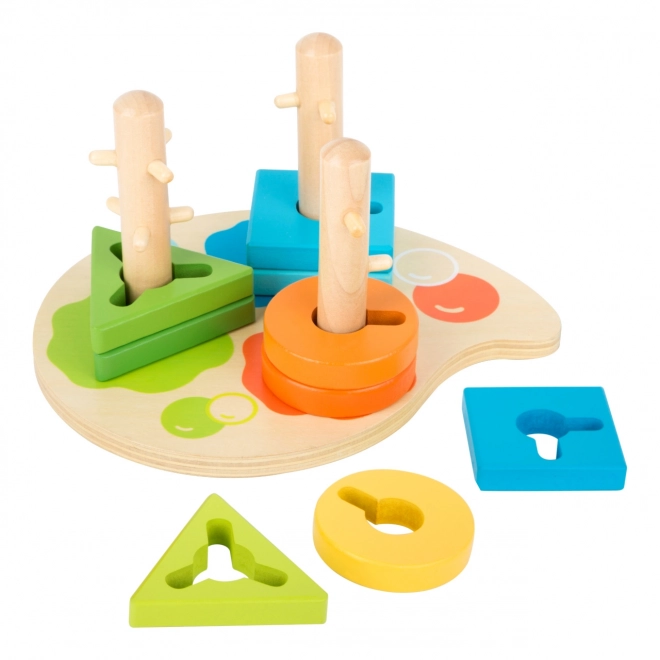 Small Foot Wooden Color and Shape Game