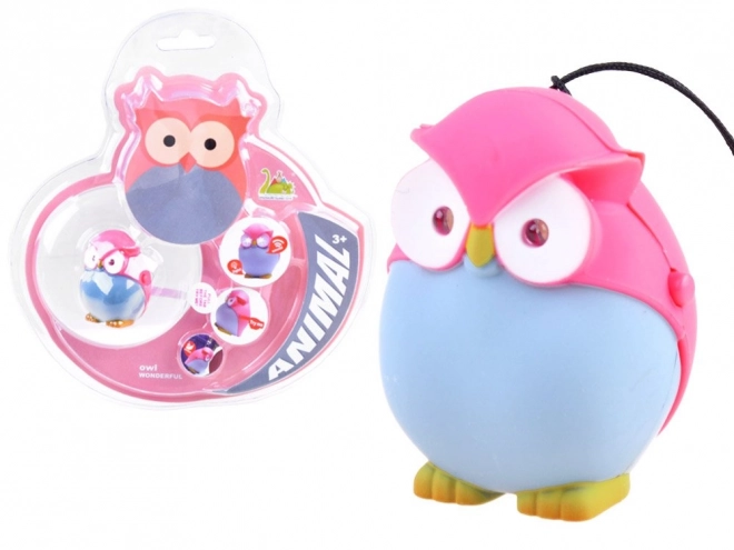 Owl Keychain with Light and Sound