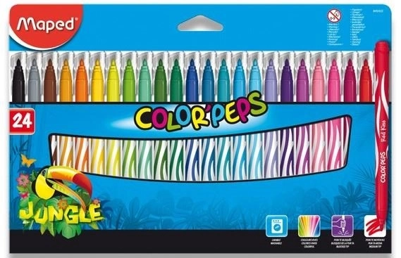 Color'Peps Jungle Washable Markers Set