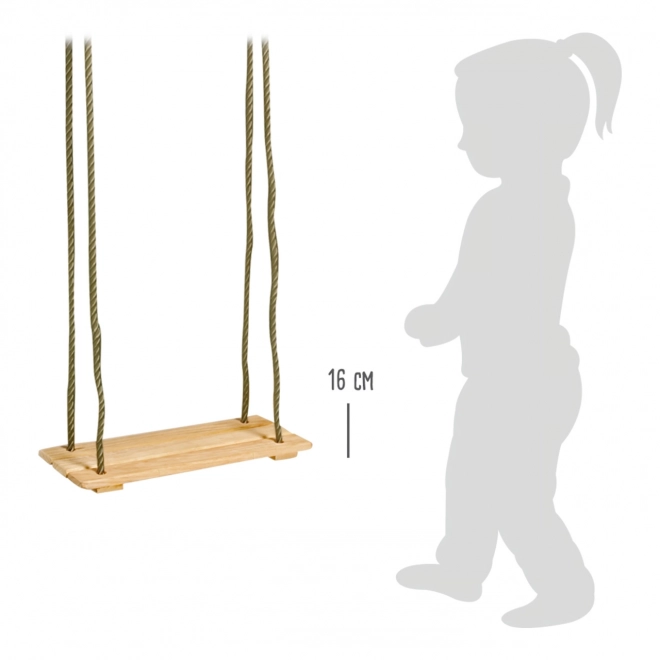 Small Foot Wooden Outdoor Swing