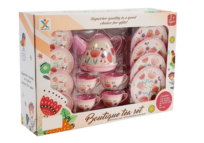 Tea Set for Girls with Cups and Saucer, Perfect for Tea Parties