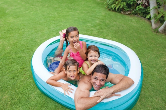 Oval Inflatable Pool 163x107cm