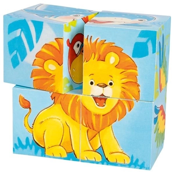 Wild Animals Cube Blocks