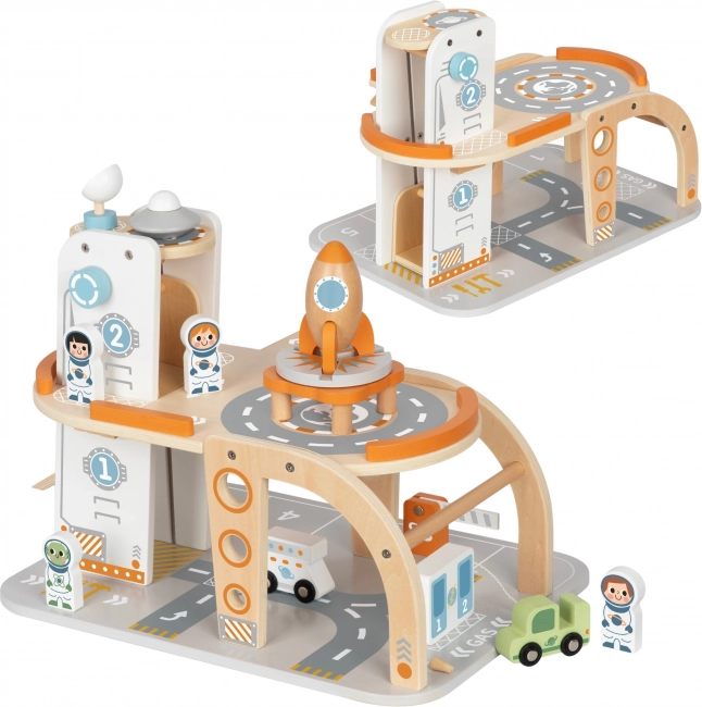 Dřevěná kosmická stanice TOOKY TOY