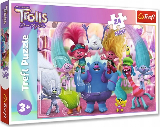 Trefl Puzzle Trolls World Maxi 24 Pieces