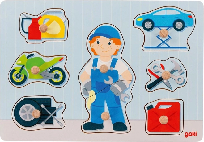 Wooden Puzzle Auto Mechanic