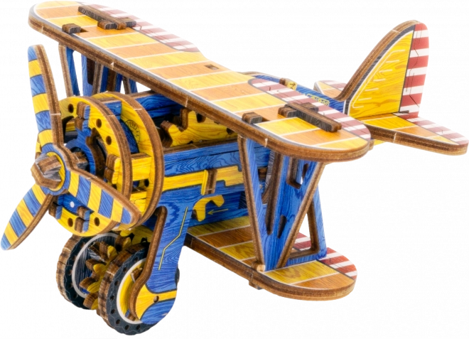 Wooden City 3D Puzzle Biplane Limited Edition