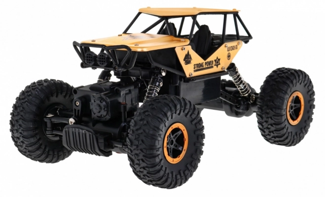 Remote Controlled Off-Road Crawler Monster for Kids 6+ Gold 1:18