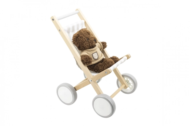 Wooden Doll Stroller