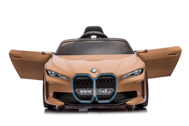 Battery-Powered Ride-On BMW i4 Gold 4x4