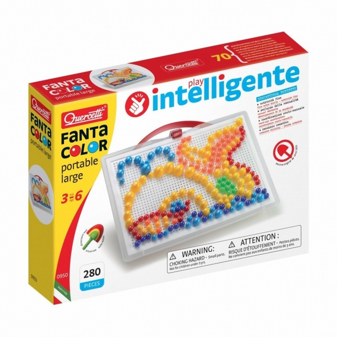 Quercetti FantaColor Portable Mosaic Set