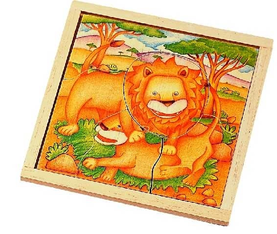 Wooden Safari Puzzle Lion