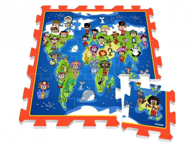 Foam Puzzle Mat World Kids