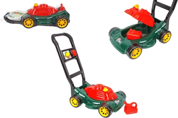Children's plastic lawn mower in netting 28 × 53 cm