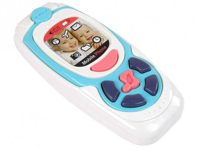 Dětský vzdělávací mobilní telefon Melody Blue