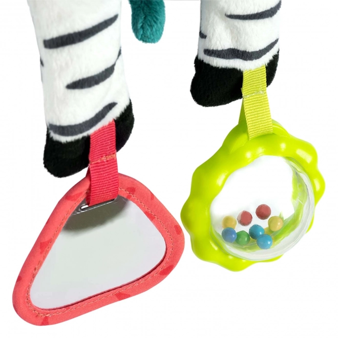 Plush Zebra Rattle