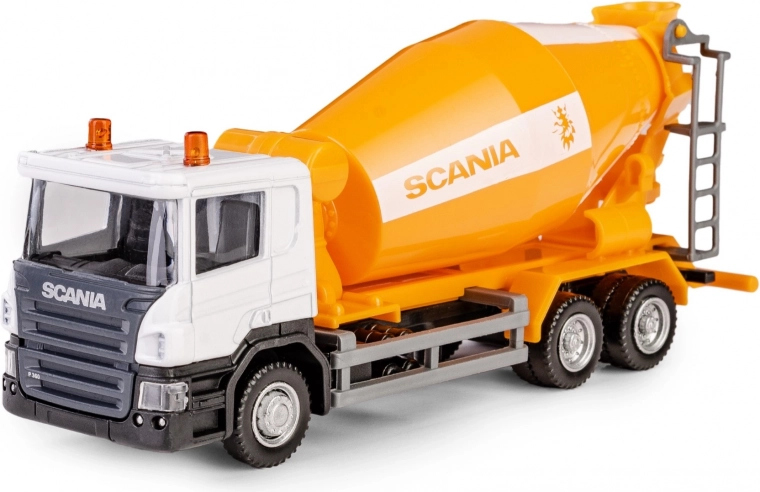 Realistic mixer with rotating drum