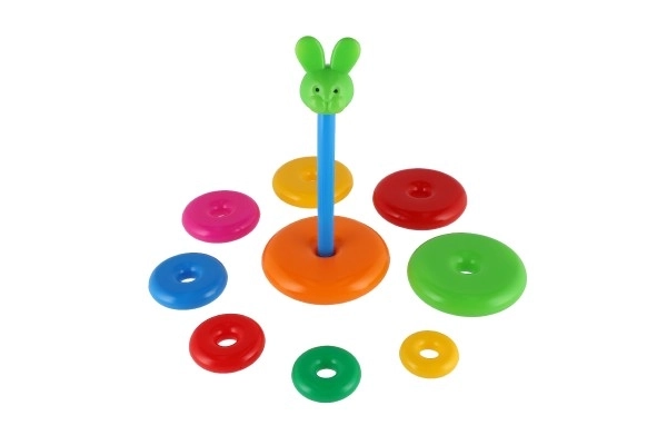 Rainbow Ring Stacking Pyramid Toy