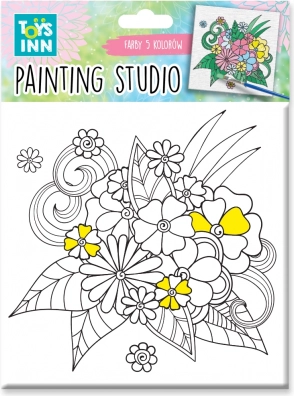 Small Canvas Painting Set Flowers by Toys Inn