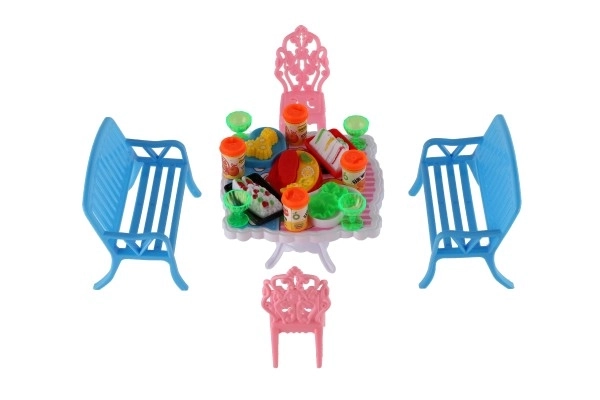 Doll Furniture Set - Table and Chairs