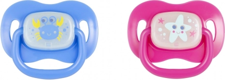 Canpol babies succhietto in silicone ciliegia 18m+ LOVE&SEA