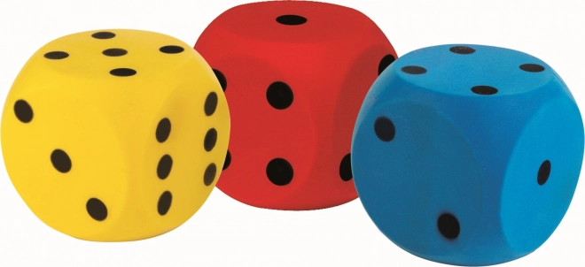 Soft Foam Dice 10 cm Yellow