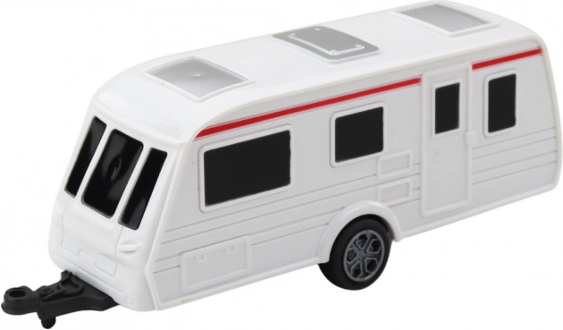 Ensemble Voiture avec Caravane Bleue