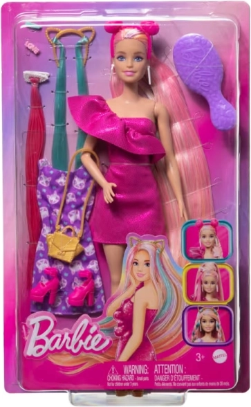 barbie hajjáték – baba frizurakészítő kiegészítőkkel