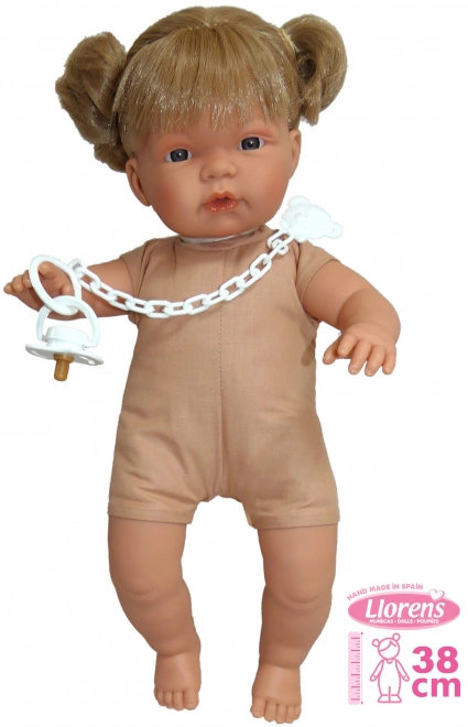 Realistic Doll with Sounds - 38 cm